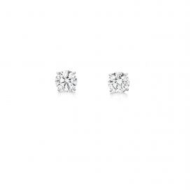 White gold earrings with diamonds 0.80 ct
